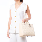 Dior Large Lady Dior Bag - Beige