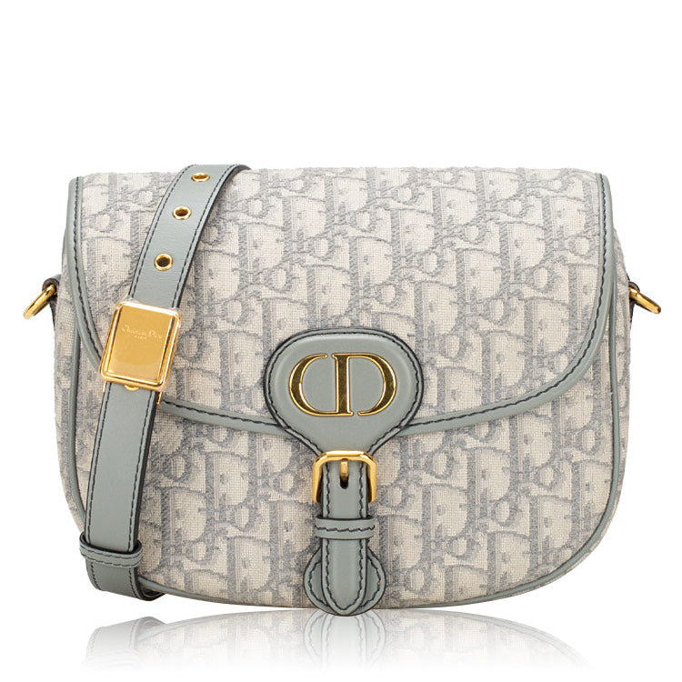 Dior Medium Oblique Jacquard Dior Bobby Bag - Grey