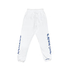 Chrome Hearts White Horseshoe Blue Script Sweatpants