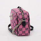 Gucci GG Canvas Quilted Marmont Shoulder Bag – Pink