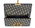 Dior 30 Montaigne Jacquard Bag - Blue Dior Oblique