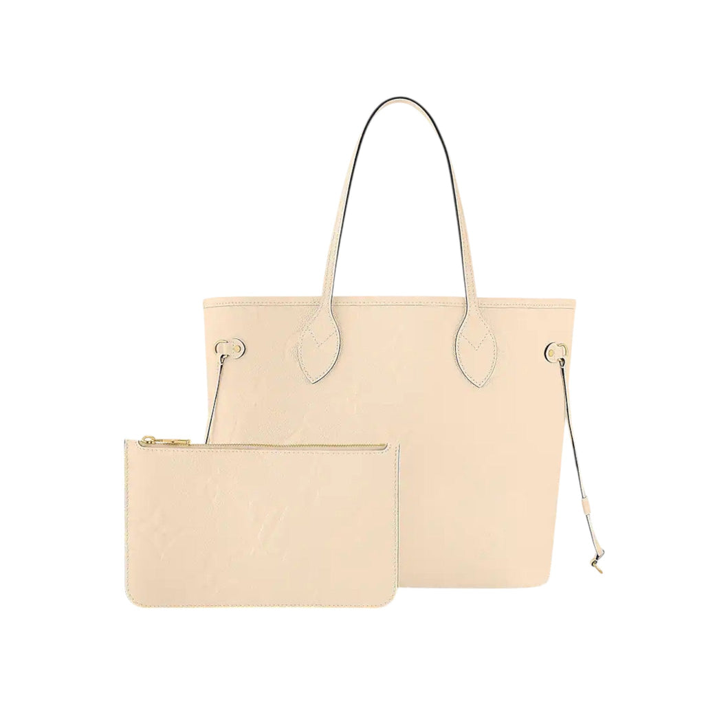 Louis Vuitton Neverfull MM Embossed Cowhide Leather
