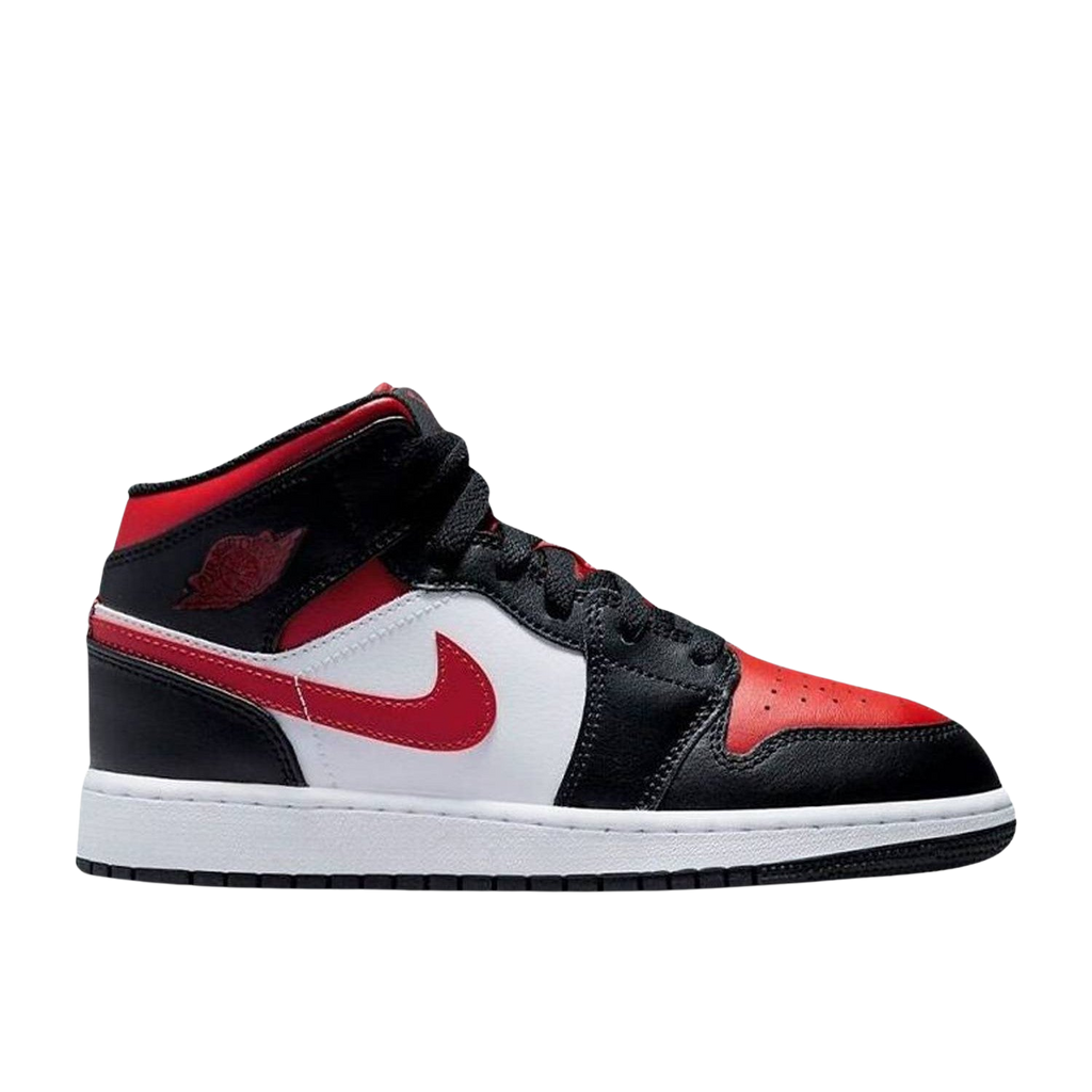 Air Jordan 1 Mid 'Black Fire Red' (GS)
