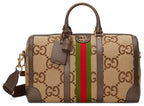 Gucci Jumbo GG Canvas Duffle Bag – Brown