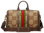 Gucci Jumbo GG Canvas Duffle Bag – Brown