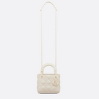 Dior Mini Lady Dior Bag - White