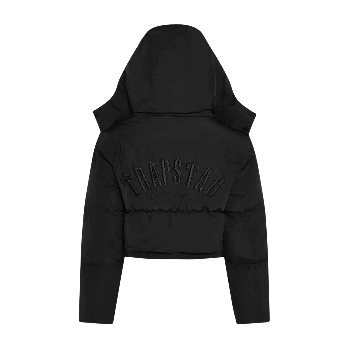 Trapstar Women's Arch AW23 Hooded Puffer Jacket - Black