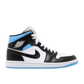 Air Jordan 1 Mid 'Black University Blue'