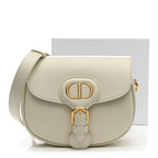 Dior Medium Bobby Calfskin Crossbody Bag - White