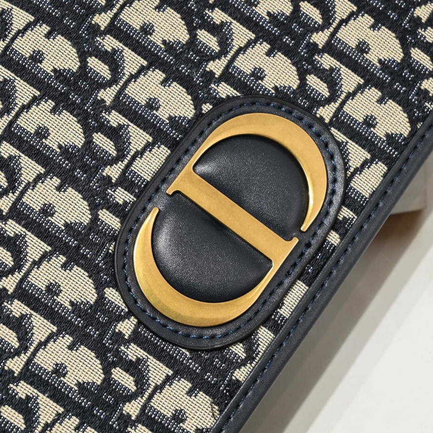 Dior 2-in-1 30 Oblique Jacquard Montaigne Pouch - Blue