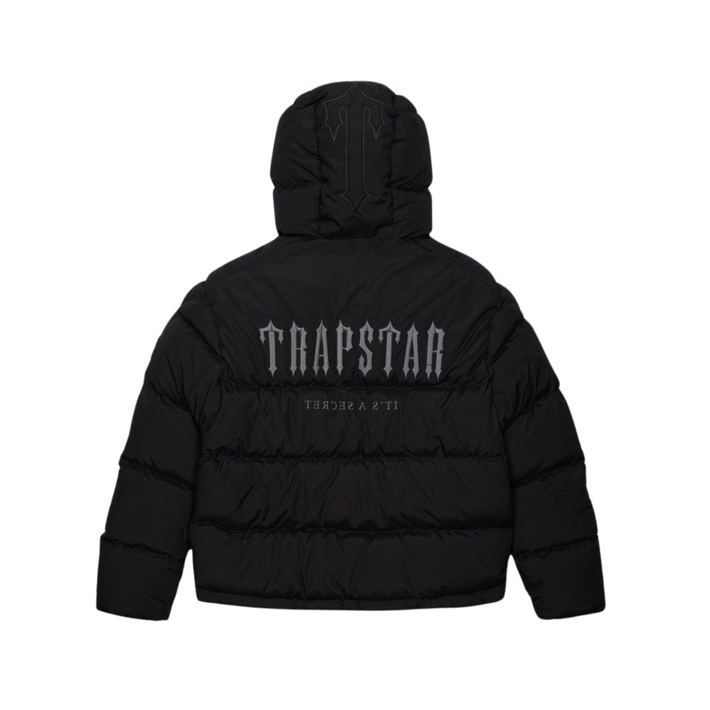 Trapstar Decoded Hooded Puffer Jacket 2.0 - Black