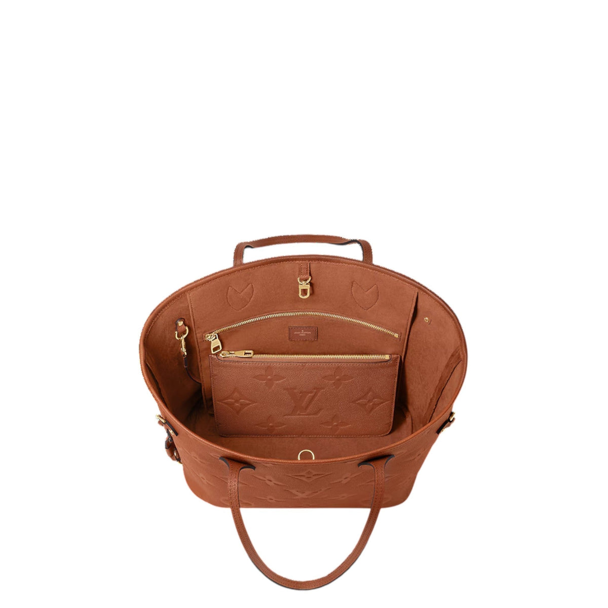 Louis Vuitton Neverfull MM Embossed Cowhide Leather