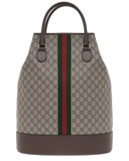 Gucci Signature GG Canvas Savoy Duffle Bag – Beige