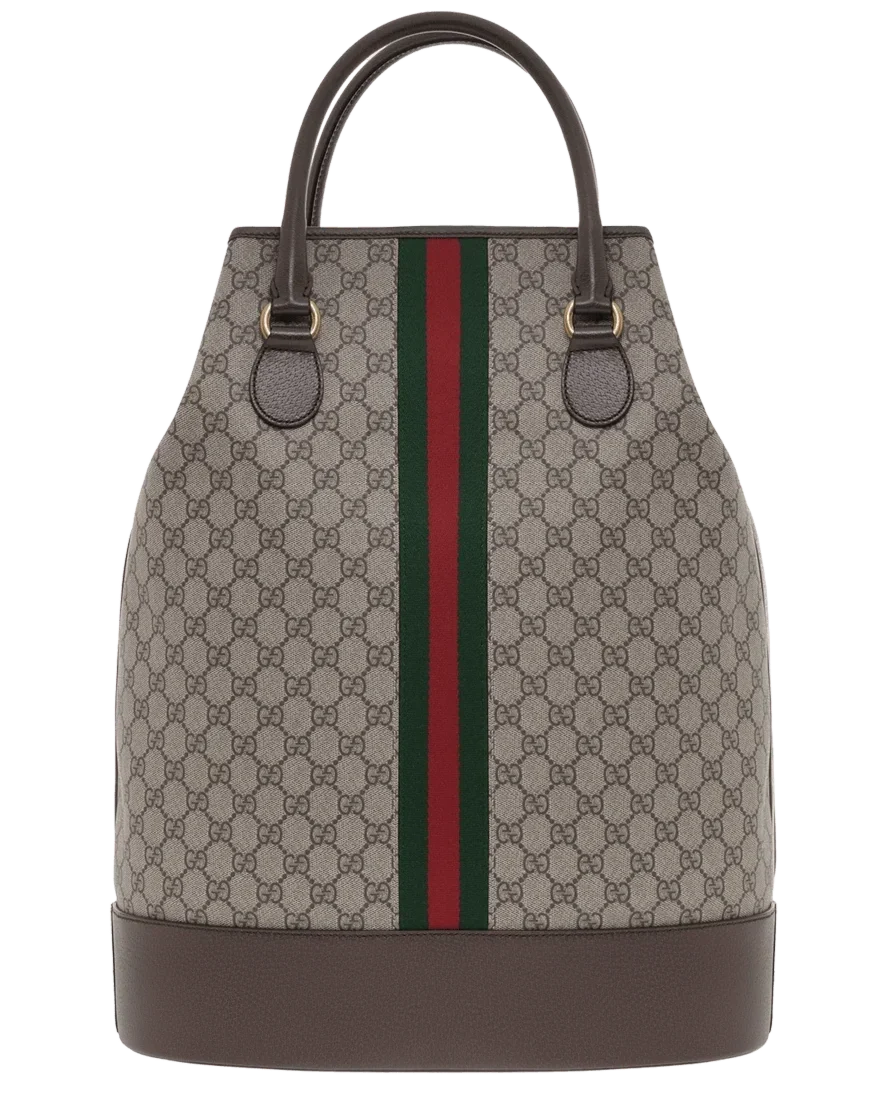 Gucci Signature GG Canvas Savoy Duffle Bag – Beige
