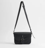 Dior Small Saddle Jacquard Messenger Bag with Flap - Black