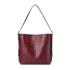 Gucci GG Emblem Medium Shoulder Bag – Rosso Ancora