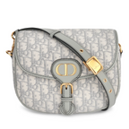 Dior Medium Oblique Jacquard Dior Bobby Bag - Grey