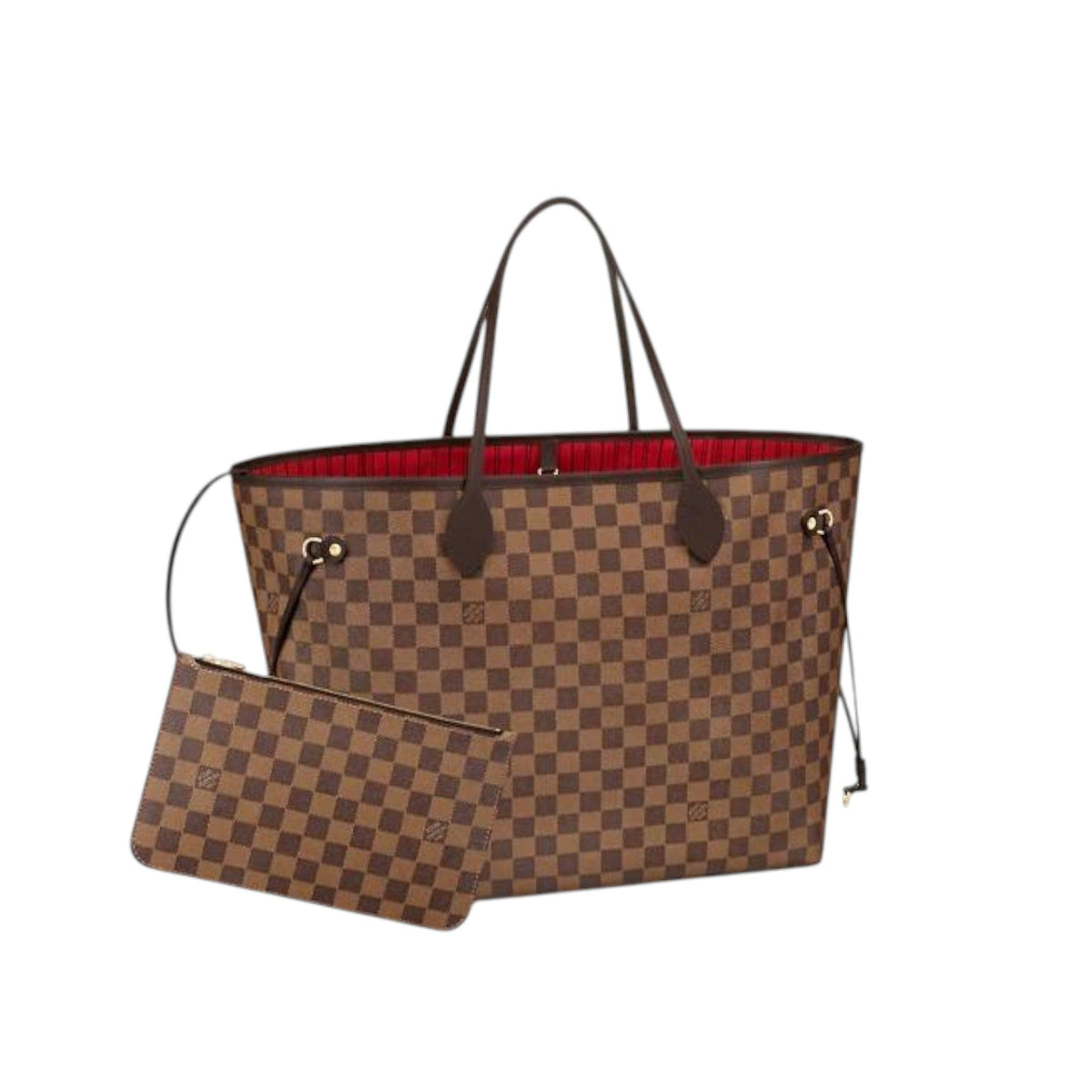 Louis Vuitton Neverfull GM Damier Ebene Coated Canvas