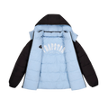 Trapstar Irongate Arch Reversible Puffer Jacket AW25 - Black / Light Blue