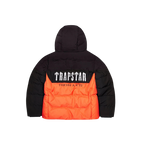 Trapstar Decoded Puffer Jacket - Black / Orange