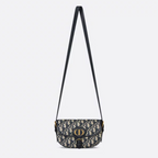 Dior Bobby East-West Oblique Jacquard Bag - Blue