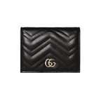 Gucci GG Marmont Card Case Wallet – Black