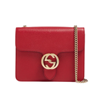 Gucci Interlocking G Small Dollar Shoulder Bag – Red