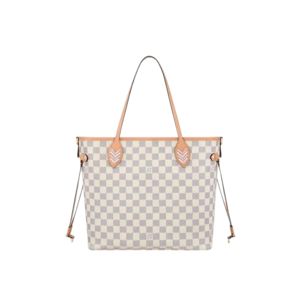 Louis Vuitton Neverfull MM Damier Azur Coated Canvas