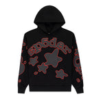 Sp5der Beluga Outline Hoodie - Black