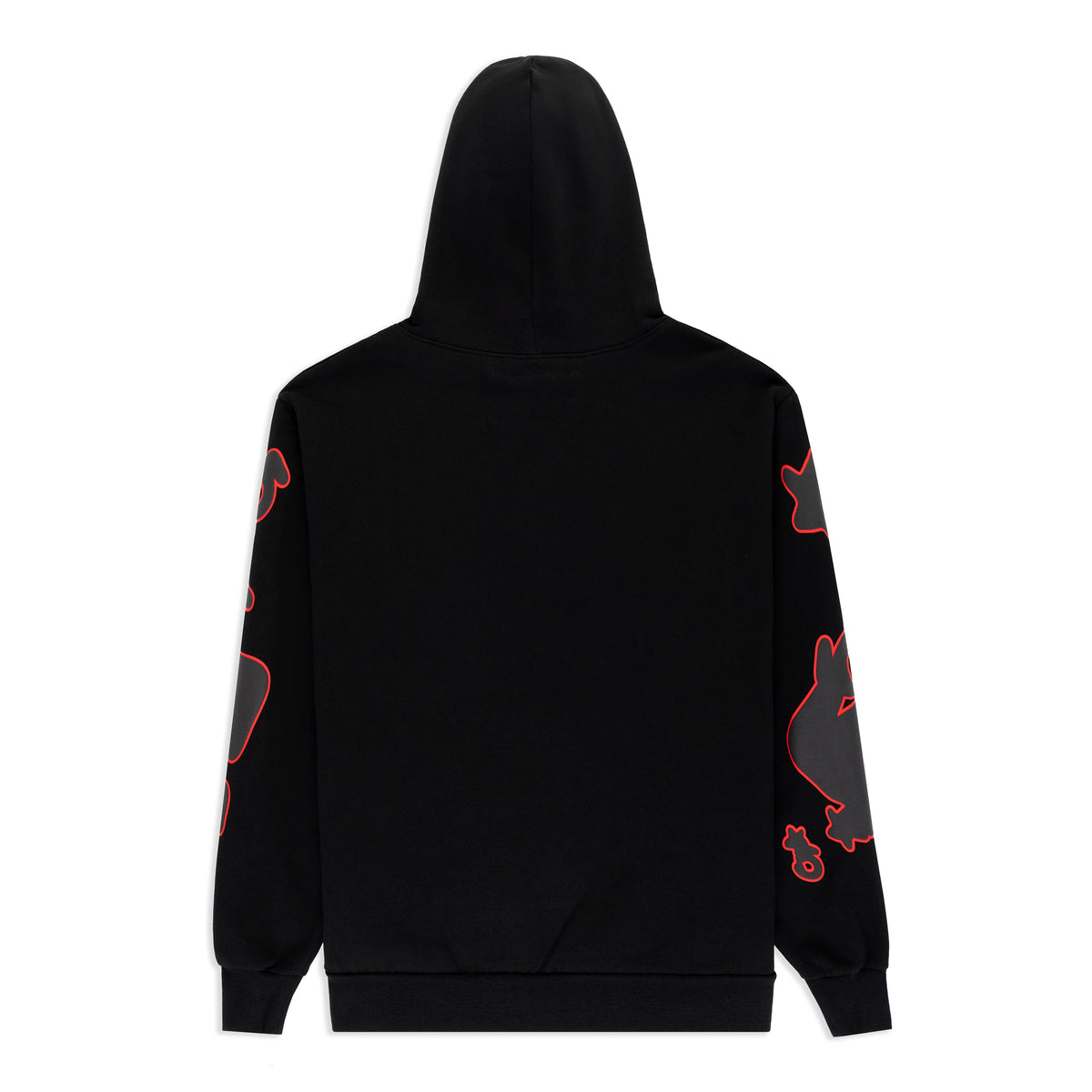 Sp5der Beluga Outline Hoodie - Black