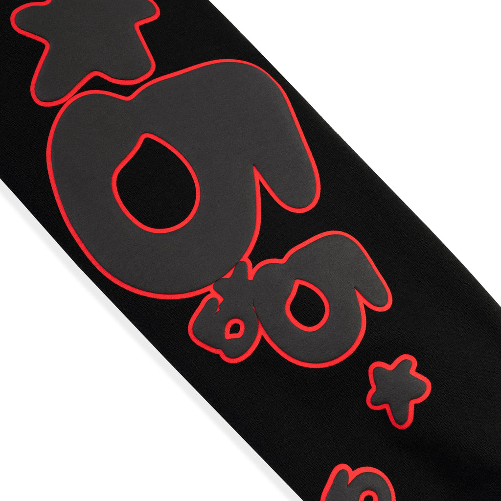 Sp5der Beluga Outline Hoodie - Black