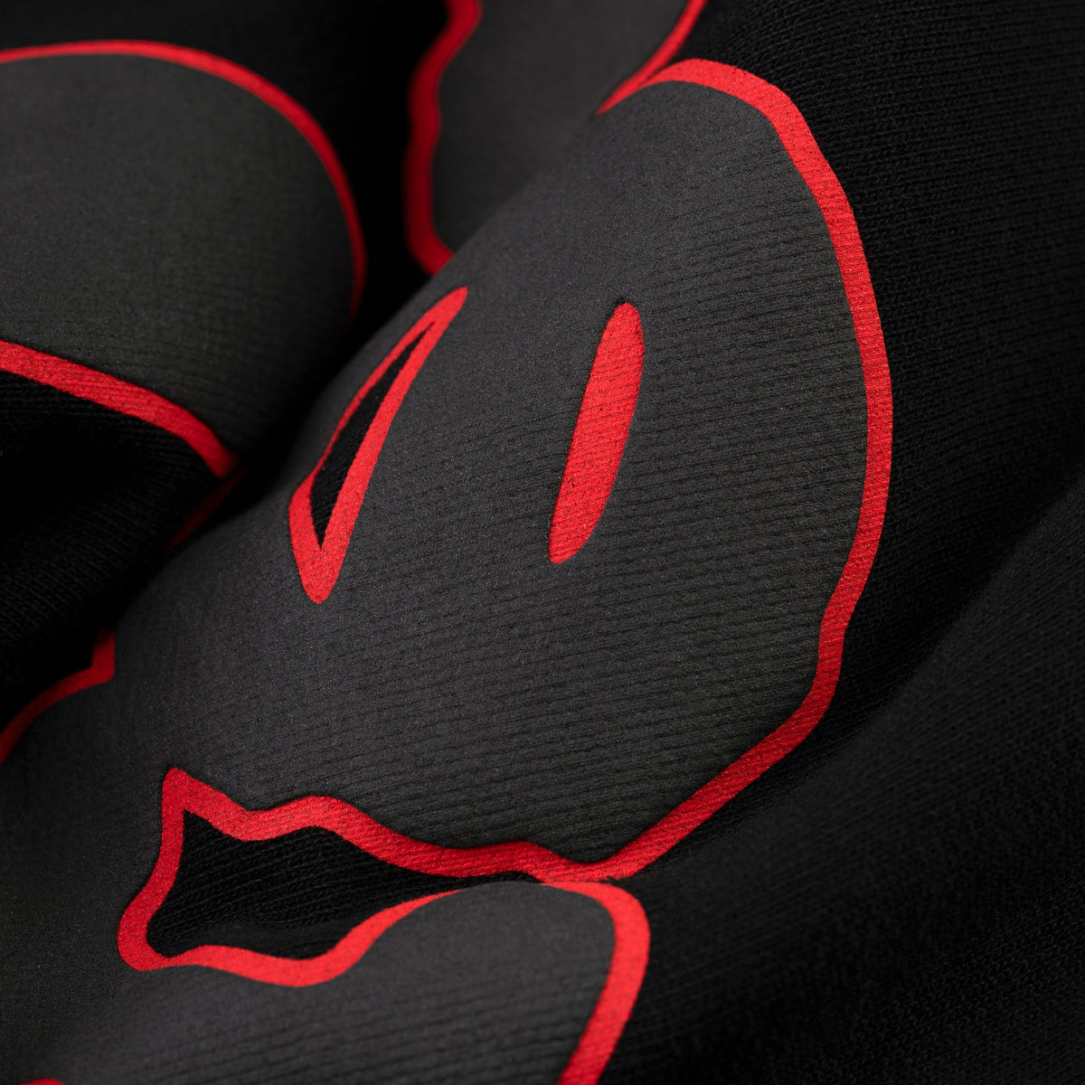 Sp5der Beluga Outline Hoodie - Black