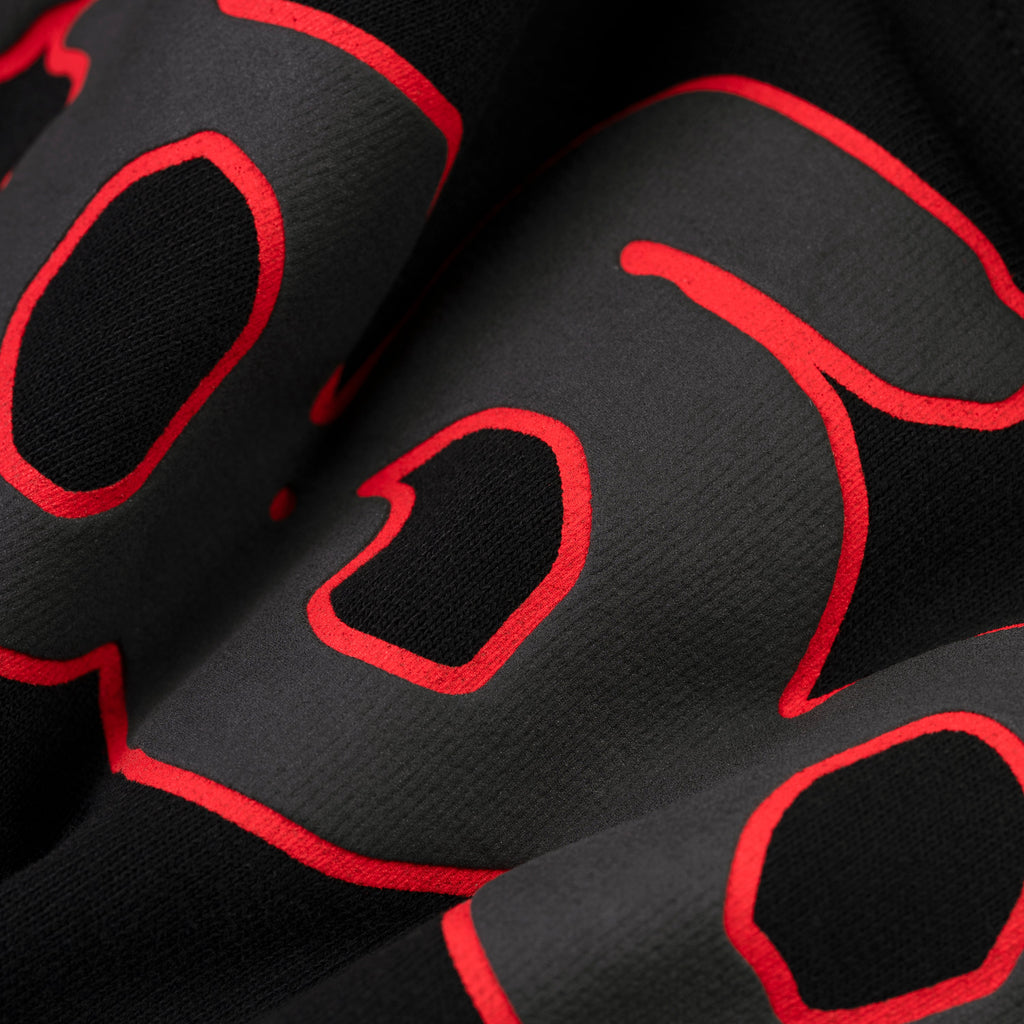 Sp5der Beluga Outline Hoodie - Black
