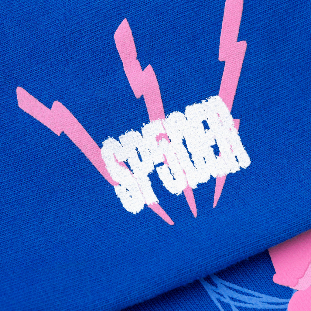 Sp5der Angel Number Hoodie - Blue