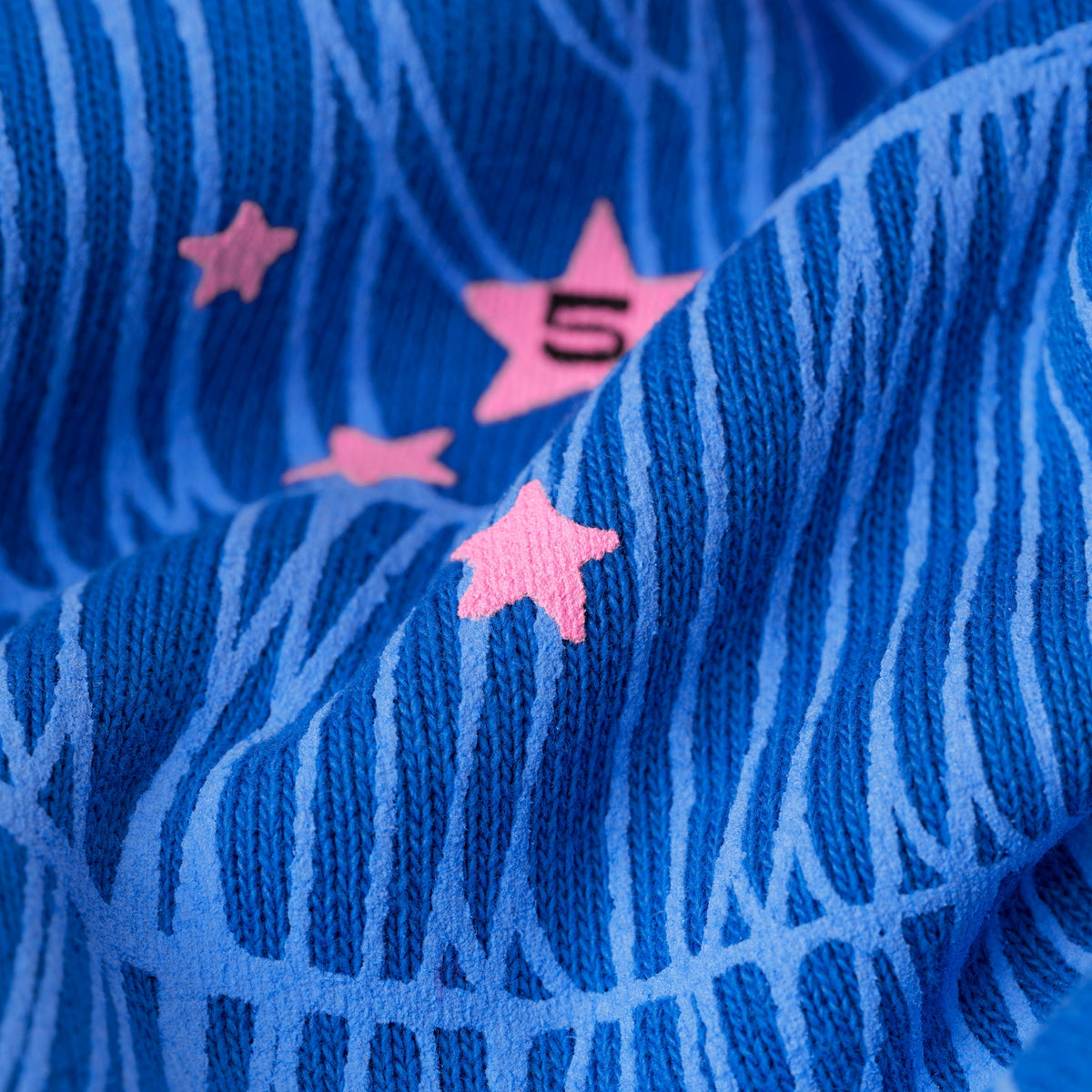 Sp5der Angel Number Hoodie - Blue