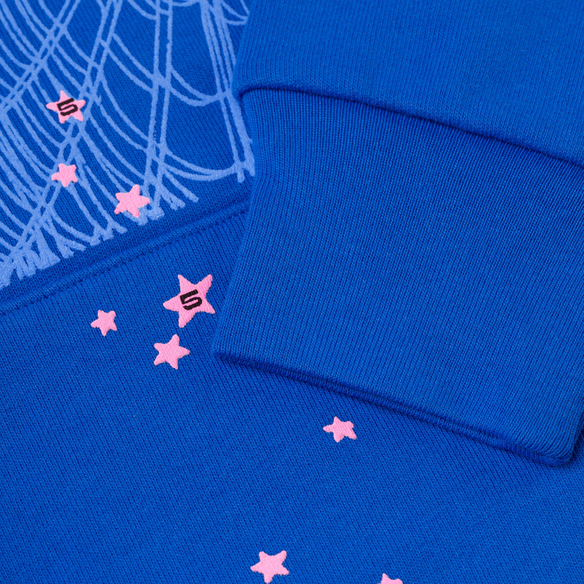 Sp5der Angel Number Hoodie - Blue