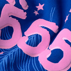 Sp5der Angel Number Hoodie - Blue