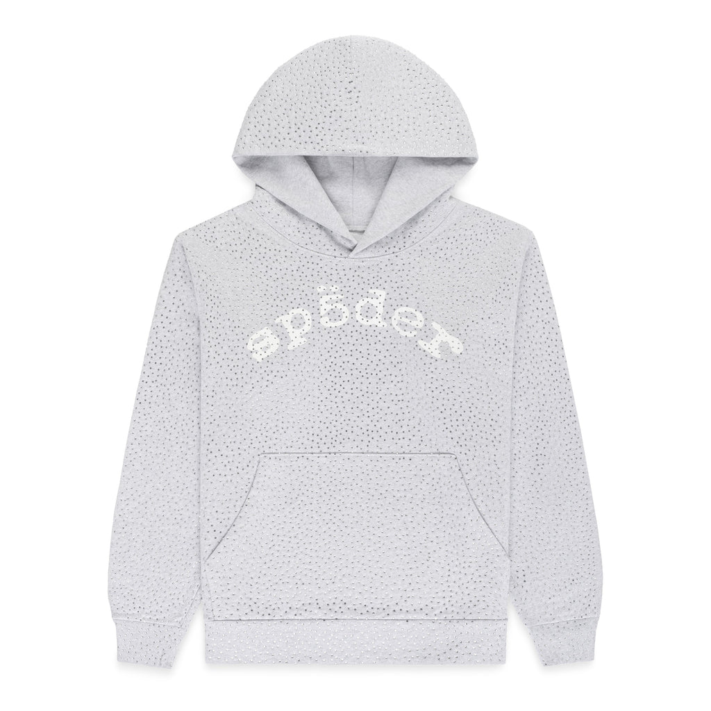 Sp5der Vvs Hoodie - Heather Grey