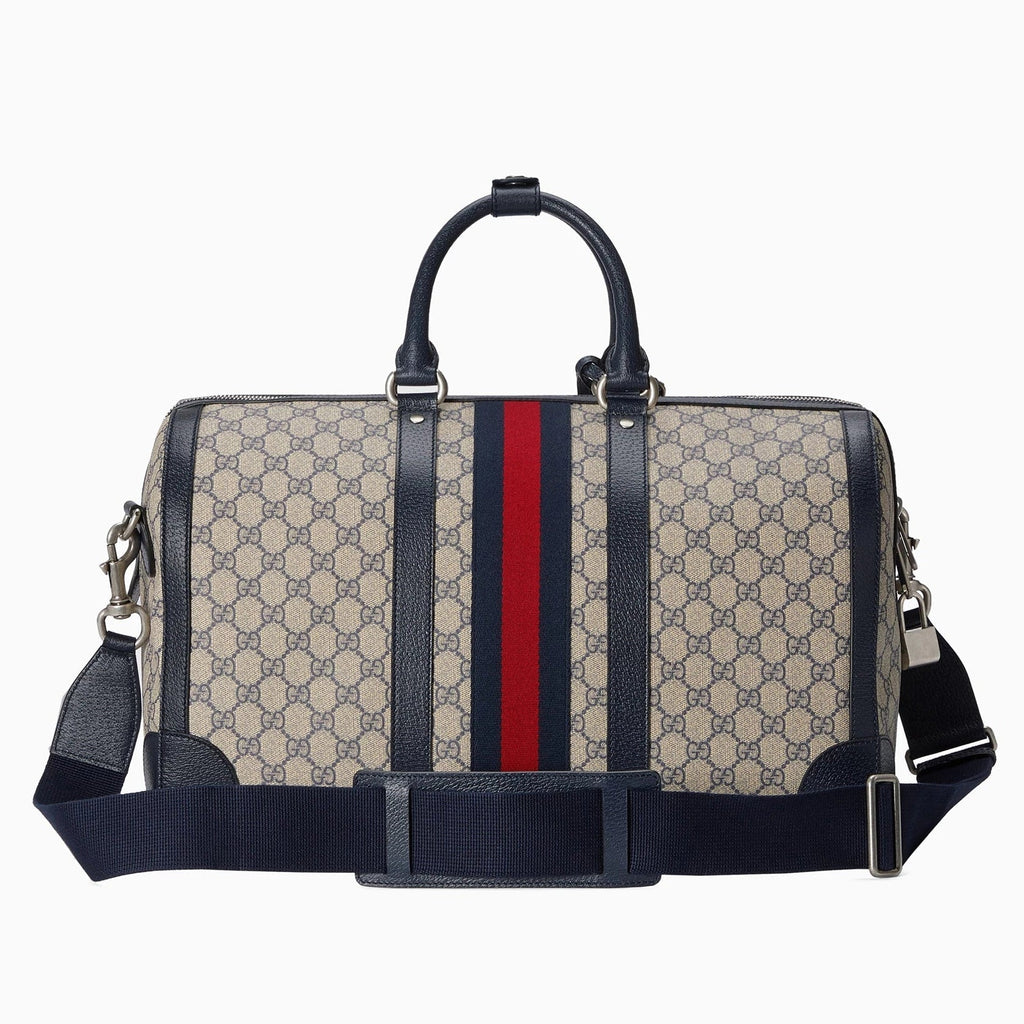 Gucci GG Supreme Canvas Small Savoy Duffle Bag – Beige