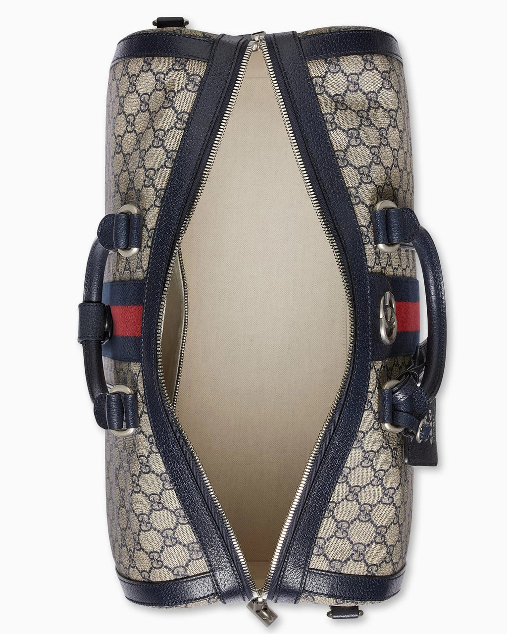 Gucci GG Supreme Canvas Small Savoy Duffle Bag – Beige