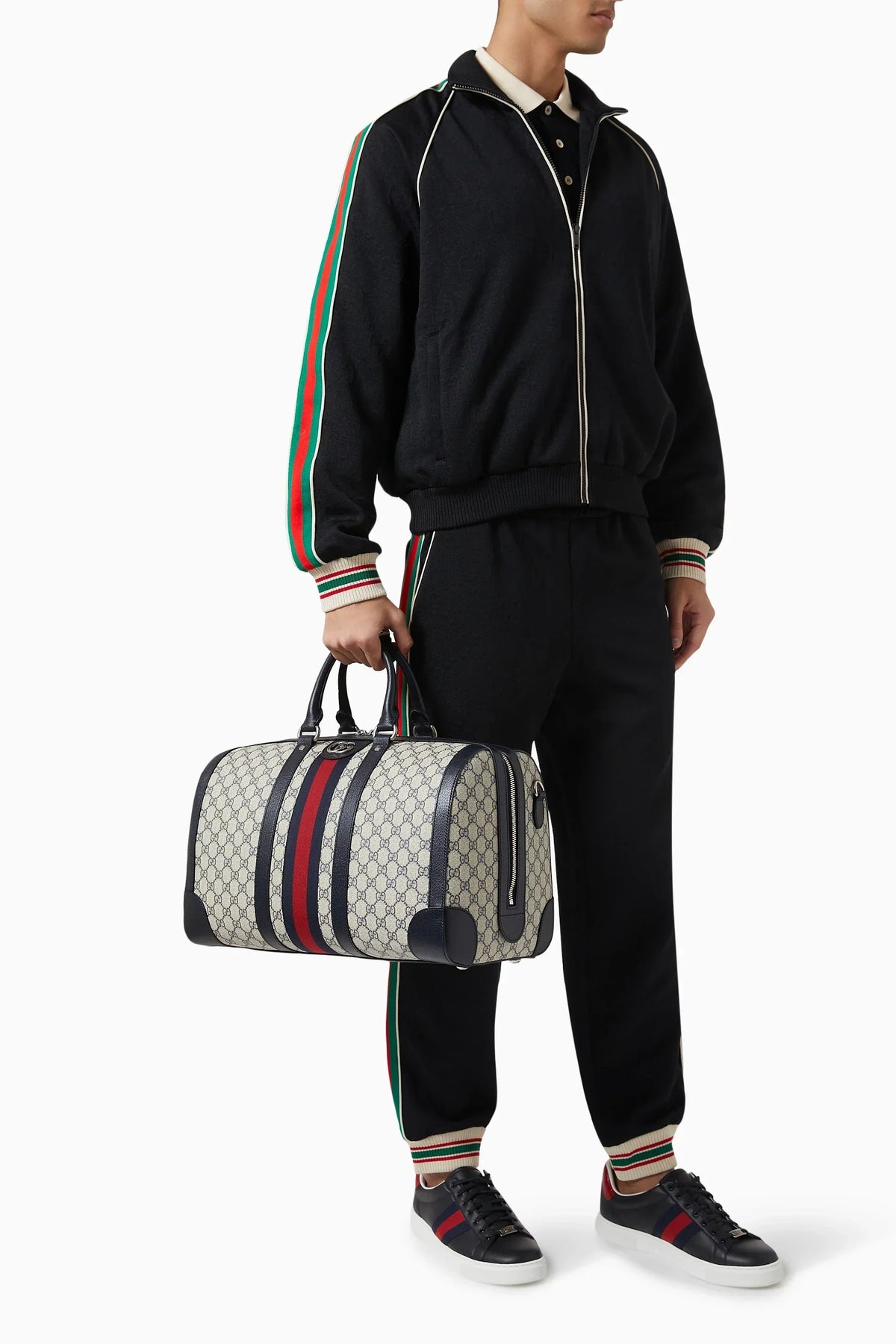 Gucci GG Supreme Canvas Small Savoy Duffle Bag – Beige