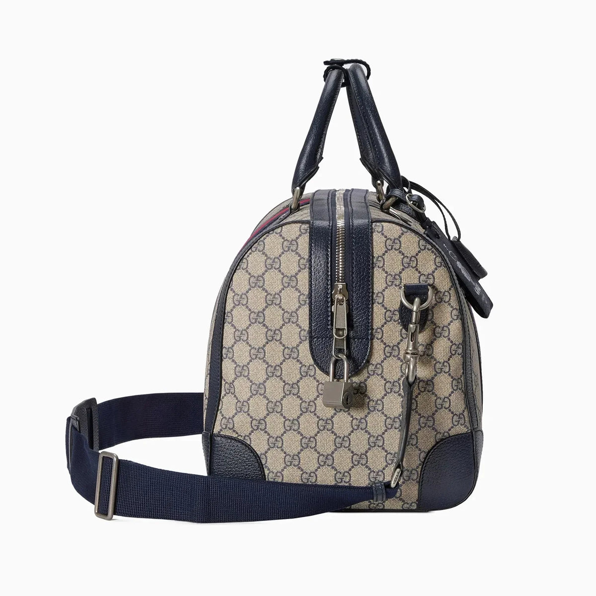 Gucci GG Supreme Canvas Small Savoy Duffle Bag – Beige