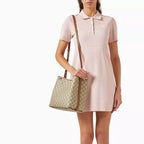 Gucci GG Emblem Small Shoulder Bag – Beige/Brown