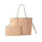Louis Vuitton Neverfull MM Embossed Cowhide Leather
