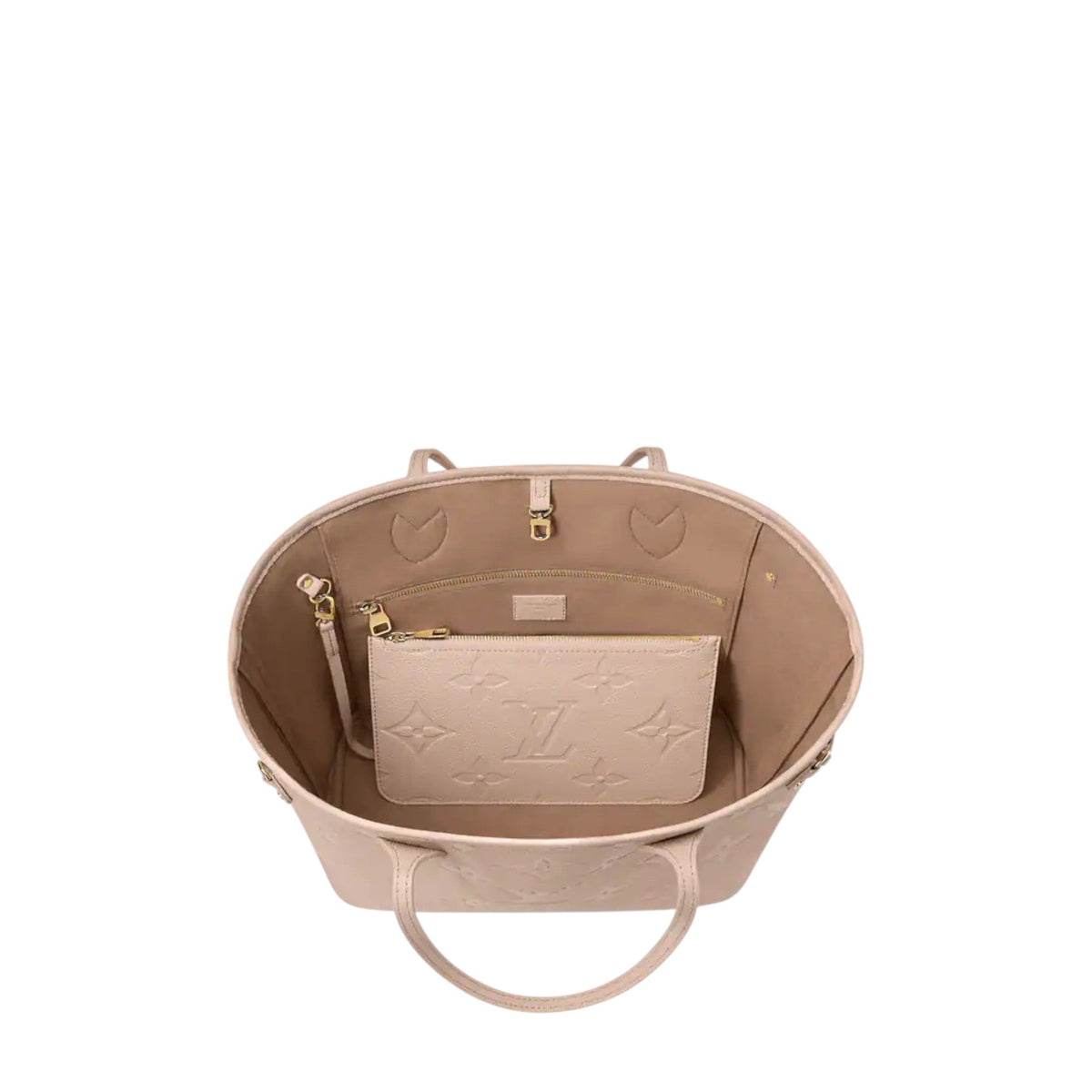 Louis Vuitton Neverfull MM Embossed Cowhide Leather