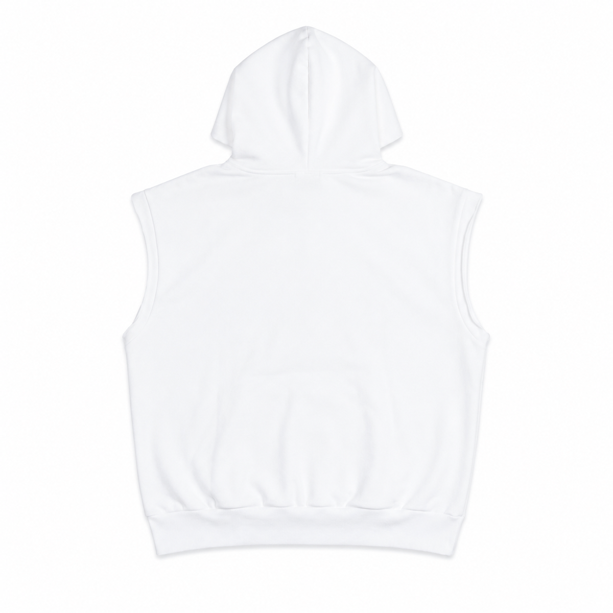 Sp5der Rhinestone Og Web Sleeveless Hoodie - Glacier