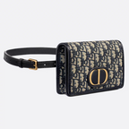 Dior 2-in-1 30 Oblique Jacquard Montaigne Pouch - Blue