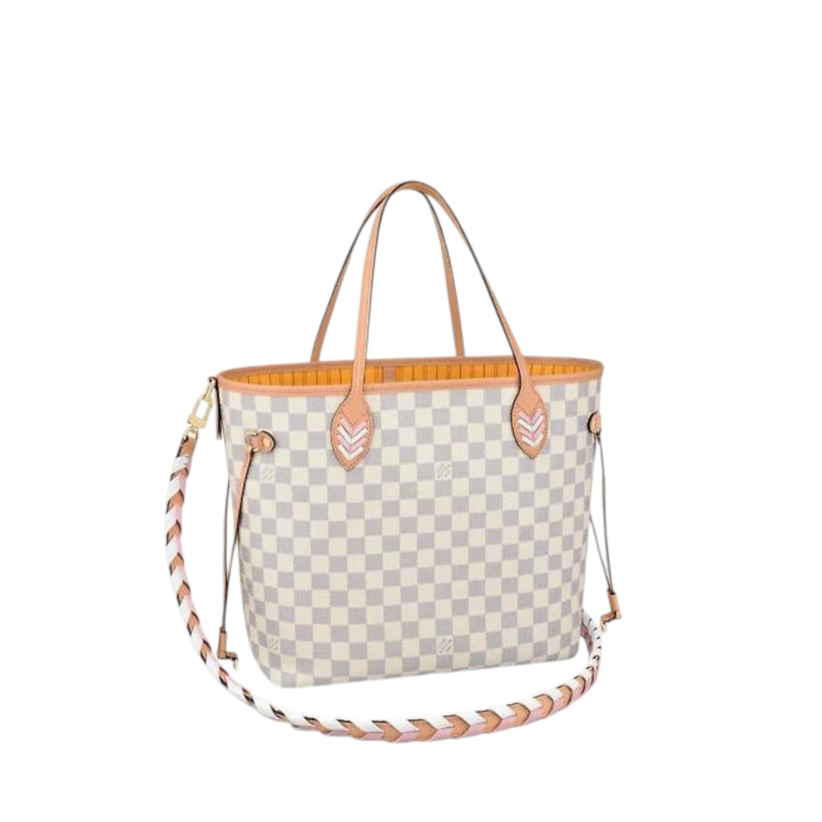Louis Vuitton Neverfull MM Damier Azur Coated Canvas