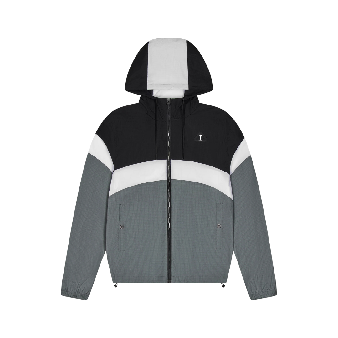 Trapstar Irongate Metal Badge Windbreaker Jacket - Black