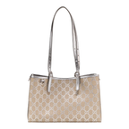 Gucci GG Supreme Monogram Canvas Tote Bag - Beige